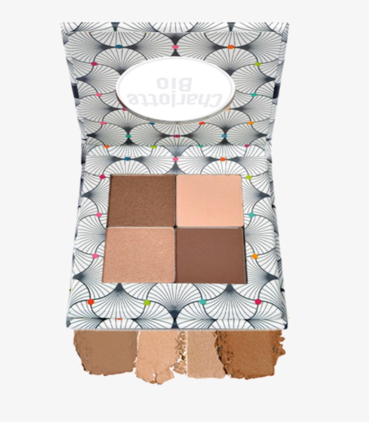 Palette di 4 ombretti BIO - NUDE - CHARLOTTE BIO 🍃 - LUXURY PARFUMES