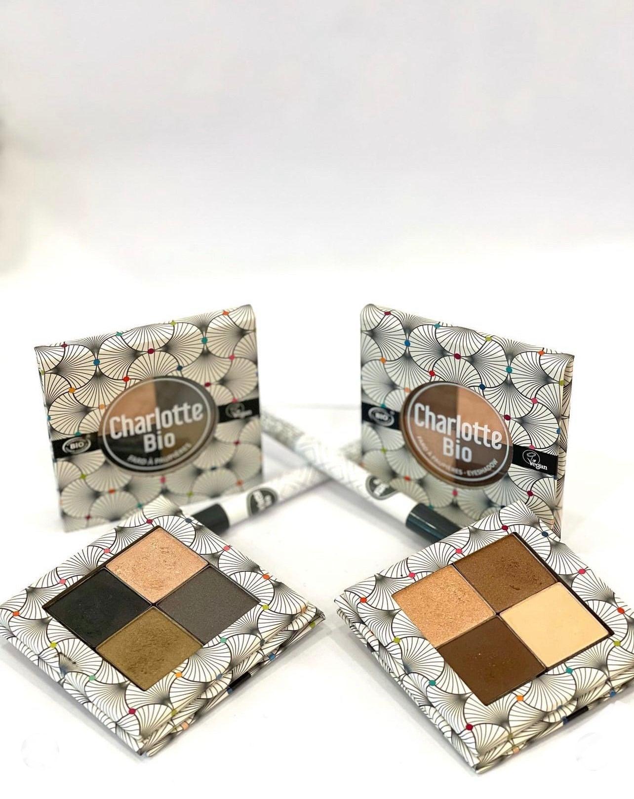 Palette di 4 ombretti BIO - NUDE - CHARLOTTE BIO 🍃 - LUXURY PARFUMES