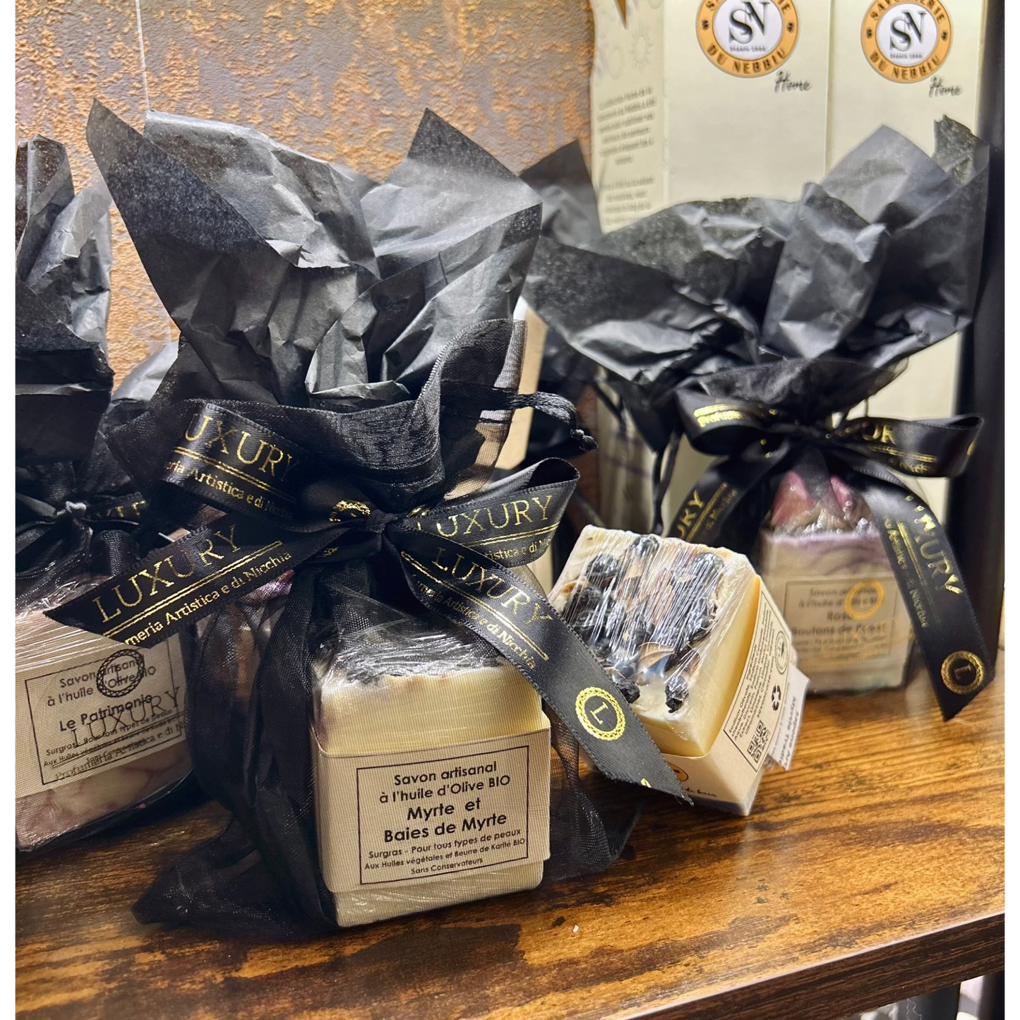 Sapone artigianale profumo inebriante al Mirto con Bacche di Mirto