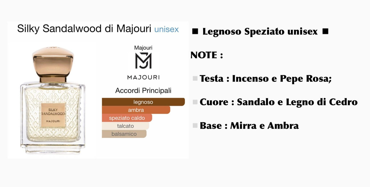 SILKY SANDALWOOD - MAJOURI profumo - Legnoso speziato - Unisex - LUXURY PARFUMES